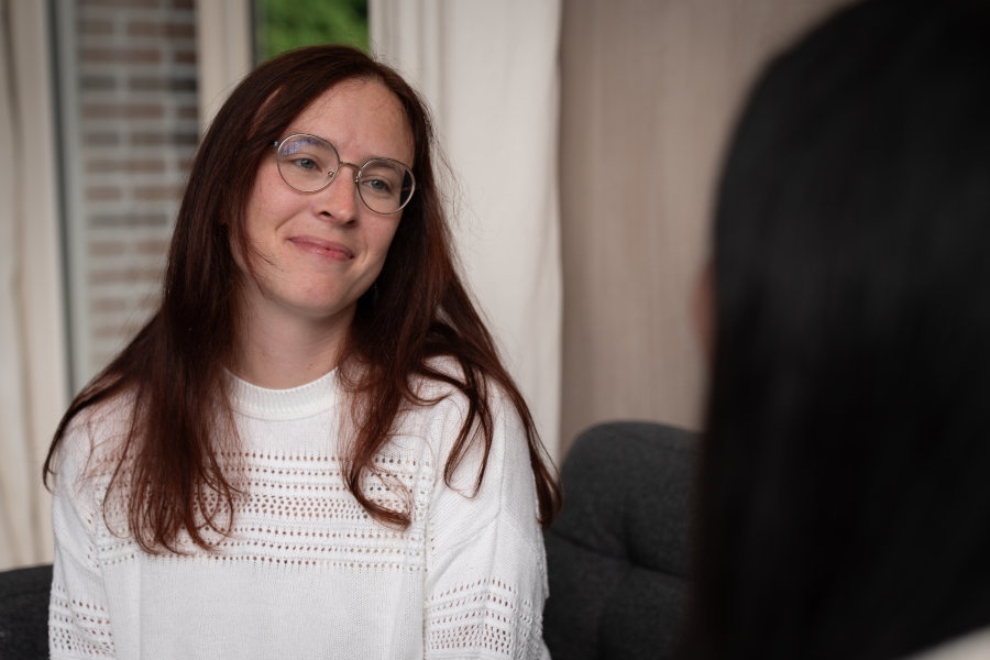 Photo d'entretien par Marie Walch, photographe et doula